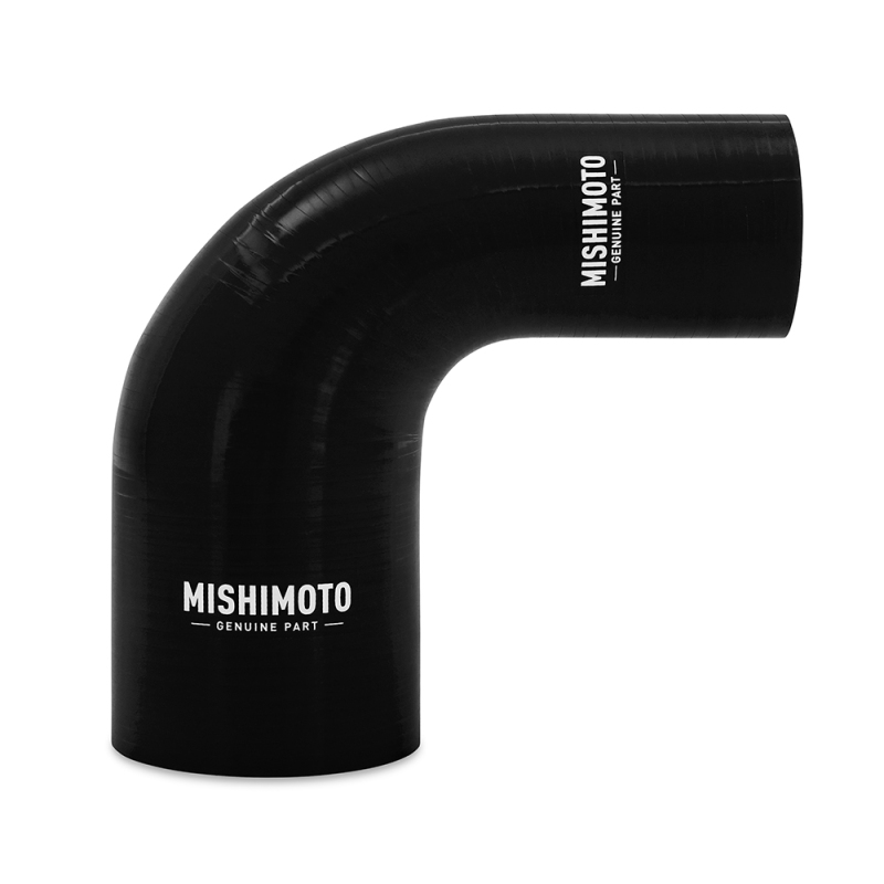 Picture of Mishimoto Silicone Reducer Coupler 90 Degree 2in to 3in - Black