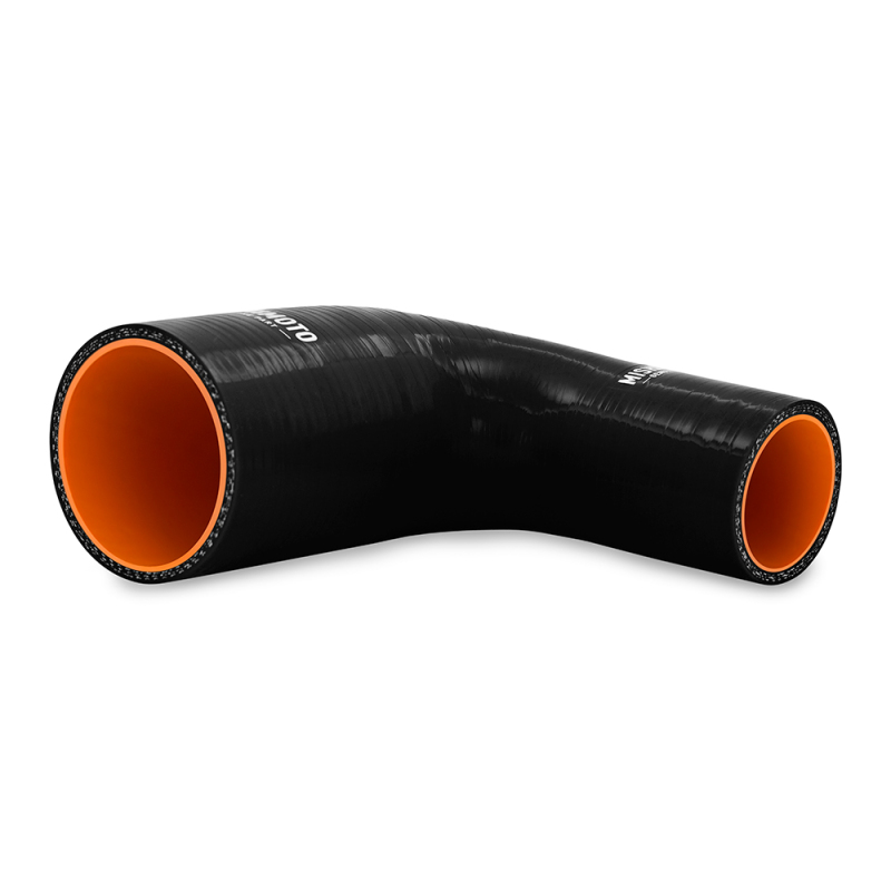 Picture of Mishimoto Silicone Reducer Coupler 90 Degree 2in to 3in - Black