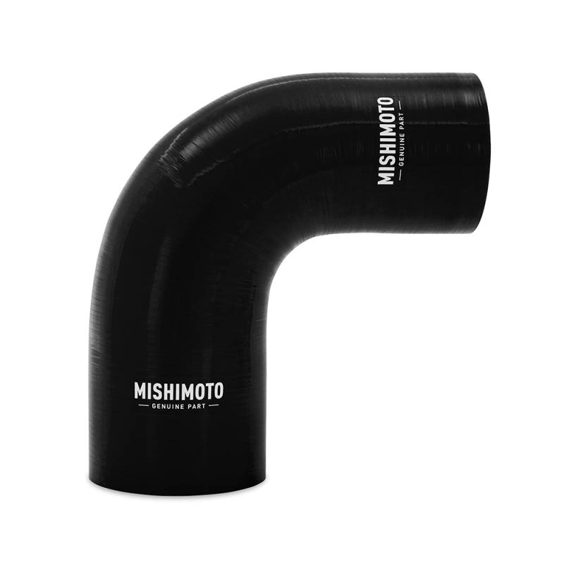 Picture of Mishimoto Silicone Reducer Coupler 90 Degree 2.75in to 3in - Black