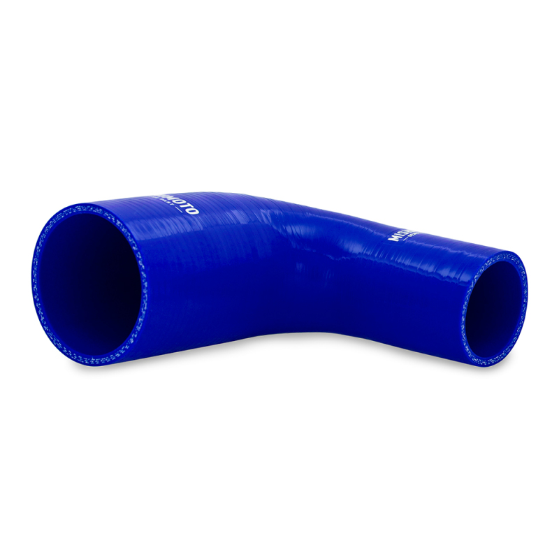 Picture of Mishimoto Silicone Reducer Coupler 90 Degree 2in to 3in - Blue