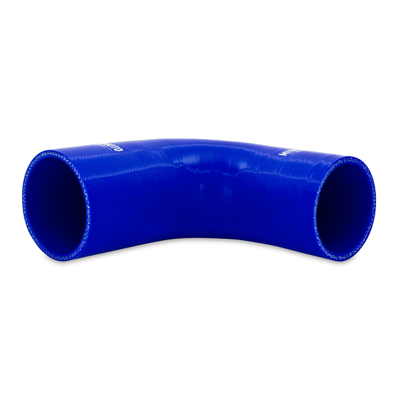 Picture of Mishimoto Silicone Reducer Coupler 90 Degree 2.75in to 3in - Blue