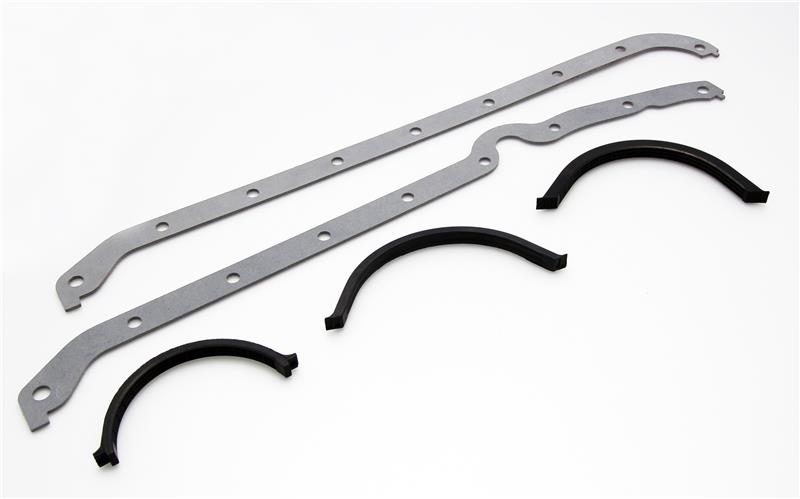 Picture of Cometic Chevy Gen1 Small Block V8 .094in Fiber Oil Pan Gasket Kit Left Side Thick & Thin Front Seals