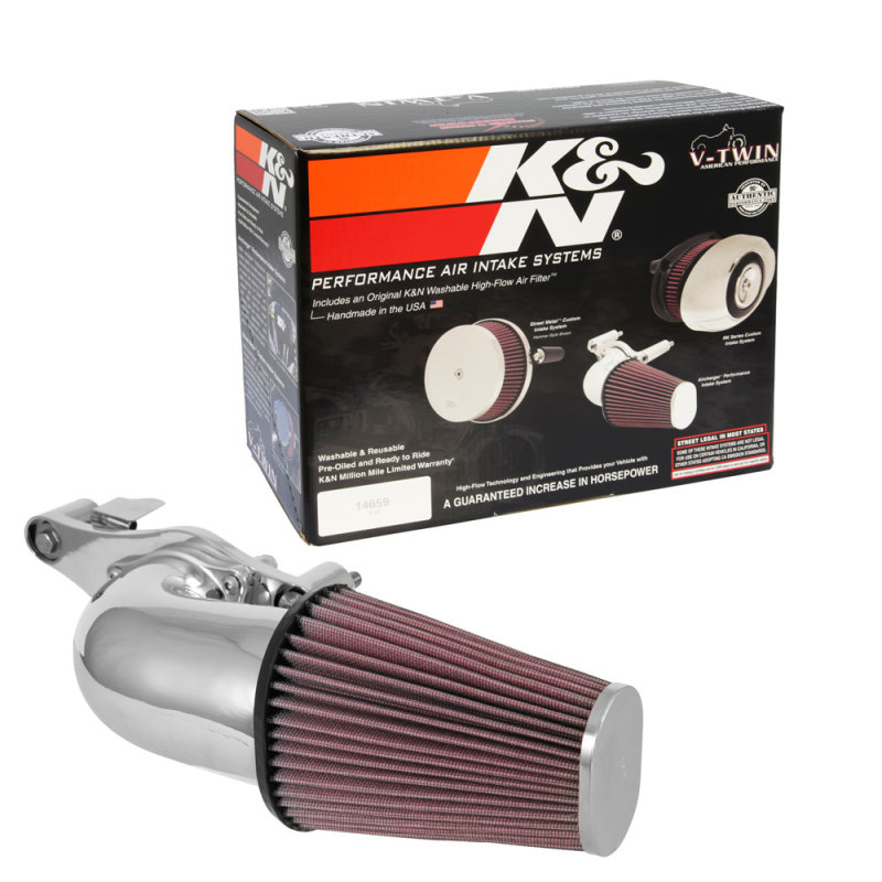 Picture of K&N FIPK H/D Touring Models 2017 Chrome Performance Air Intake System