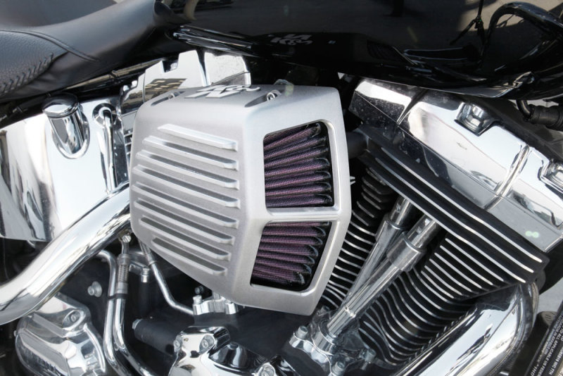 Picture of K&N Street Metal Intake System - Shaker Touring 2017 Silver Intake System-Harley-Davidson