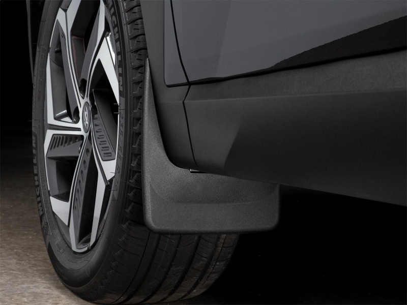 Picture of WeatherTech 2022 Hyundai Tucson (Does not fit XRT) No Drill Front MudFlaps- Black