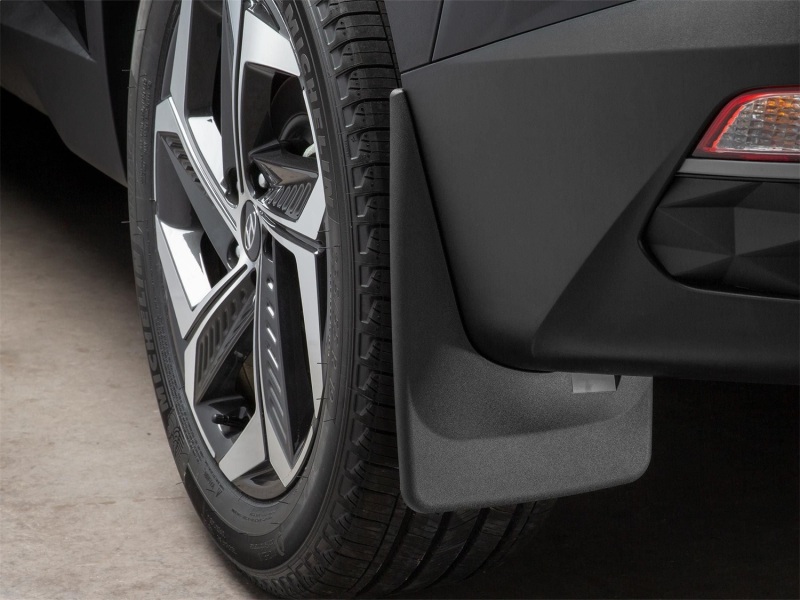 Picture of WeatherTech 2022 Hyundai Tucson (Does not fit XRT) No Drill Rear MudFlaps - Black