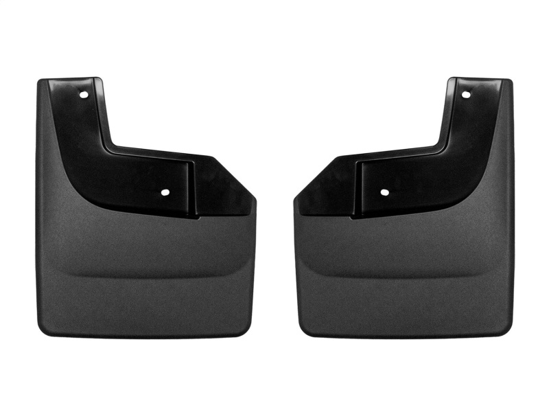 Picture of WeatherTech 2021+ Ford F-150 Raptor (Incl. 37 Perf. Pkg) No Drill Rear MudFlaps - Black