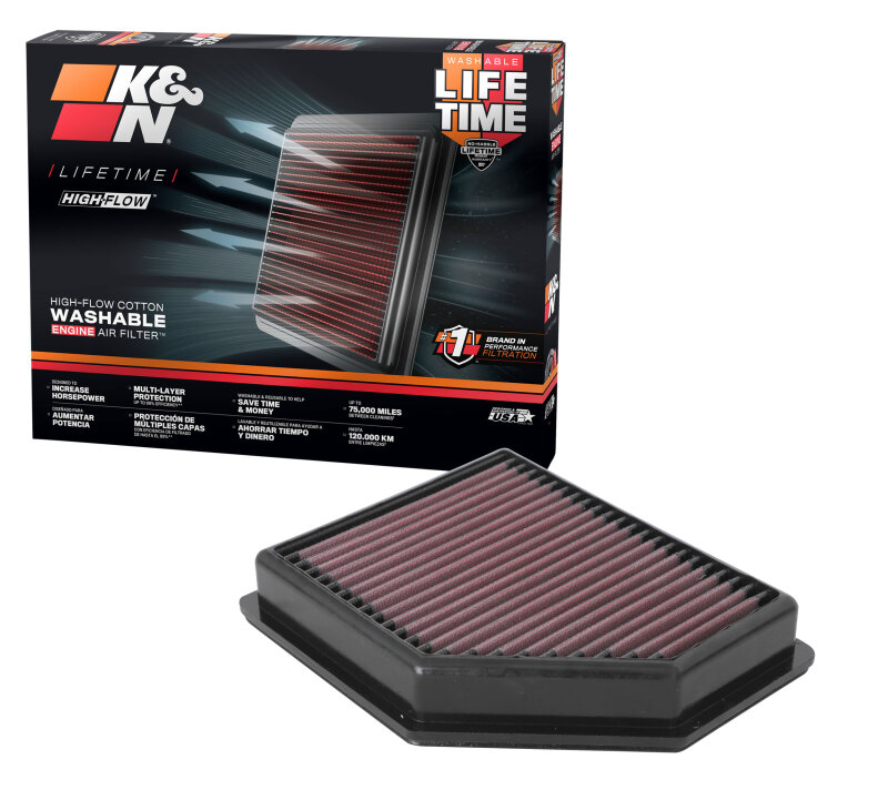 Picture of K&N 20-22 Nissan Sentra 2.0L L4 Replacement Air Filter