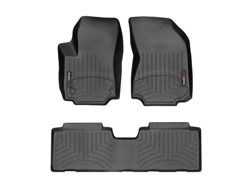 Picture of WeatherTech WT FloorLiner-Front-Blk Floor Mats - 4412341-4411762