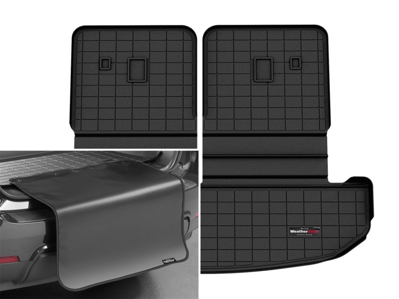 Picture of WeatherTech WT Cargo Liners-Black Floor Mats - 401407SK