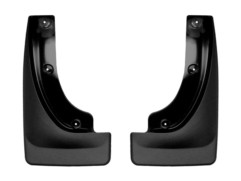 Picture of WeatherTech 2021+ Jeep Grand Cherokee L No Drill MudFlaps - Black