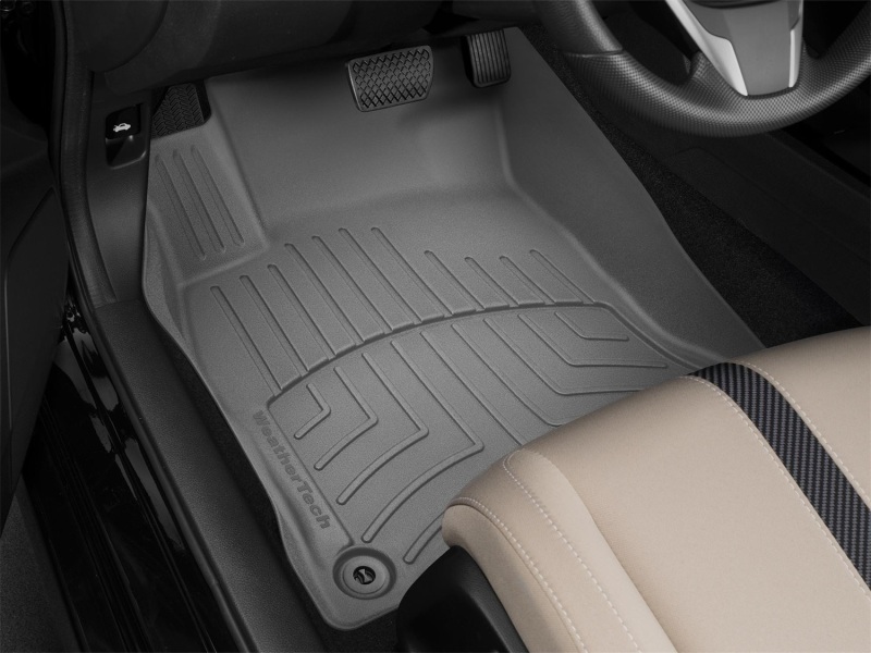 Picture of WeatherTech WT 3D FloorMat-Front-Grey Floor Mats - 468841IM
