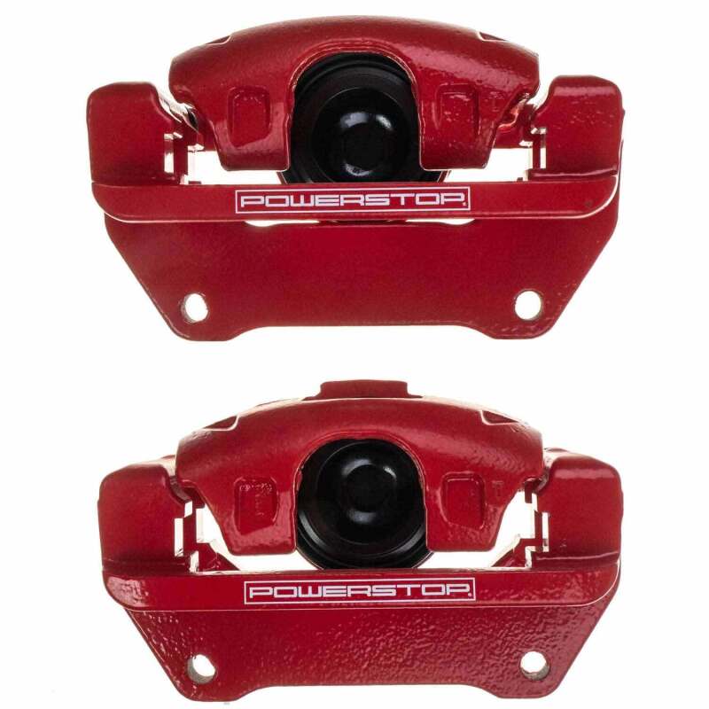 Picture of Power Stop 07-18 Jeep Wrangler JK Front Red Caliper Pair w/Bracket