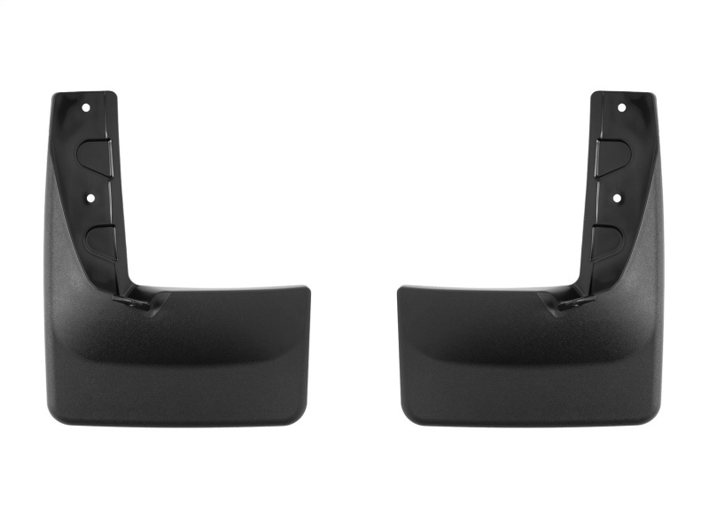 Picture of WeatherTech 22-23 Toyota Tundra CrewMax/Double Cab Rear No Drill MudFlaps - Black