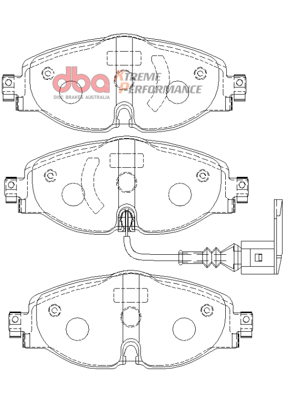 Picture of DBA XP Performance Brake Pads - DB2383XP