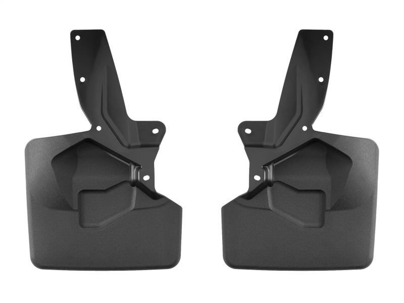 Picture of WeatherTech 21-23 Ford Bronco (225/265/285 Width Tire Sizes) Front No Drill Mudflaps - Black
