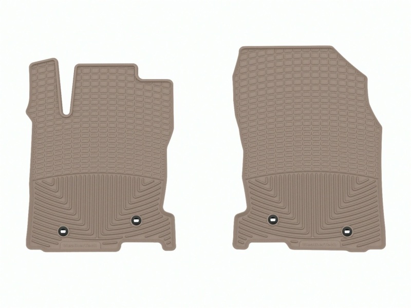 Picture of WeatherTech WT Rubber Mats-Front-Tan Floor Mats - W440TN