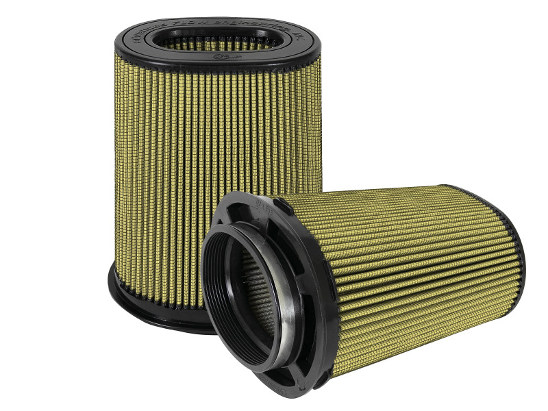 Picture of aFe Momentum PG7 Univ Air Filter (6 x 4)in F (8.25 x 6.25)in B (7.25 x 5)in T (Inv) 10in H (Pair)
