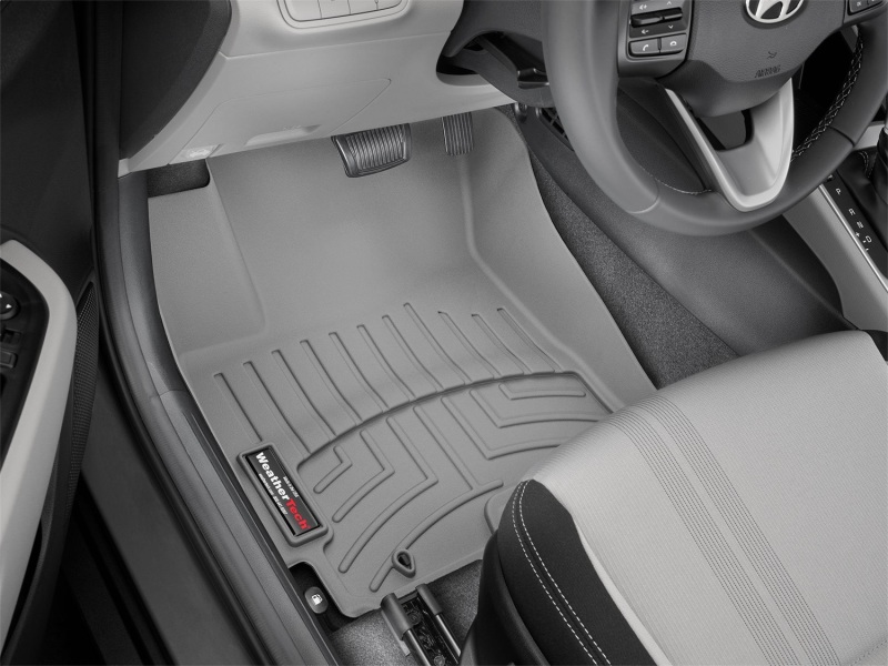 Picture of WeatherTech WT FloorLiner-Front-Grey Floor Mats - 4615991