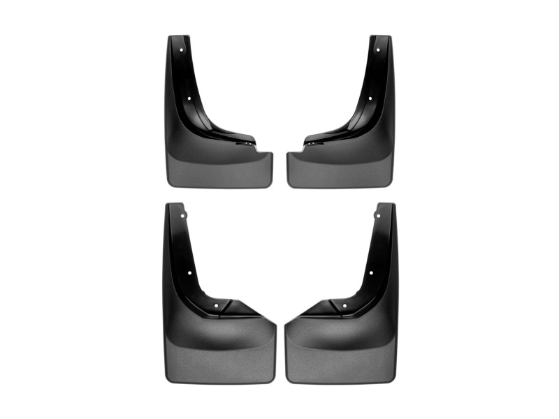 Picture of WeatherTech 2017+ Nissan Titan No Drill Mudflaps - Black