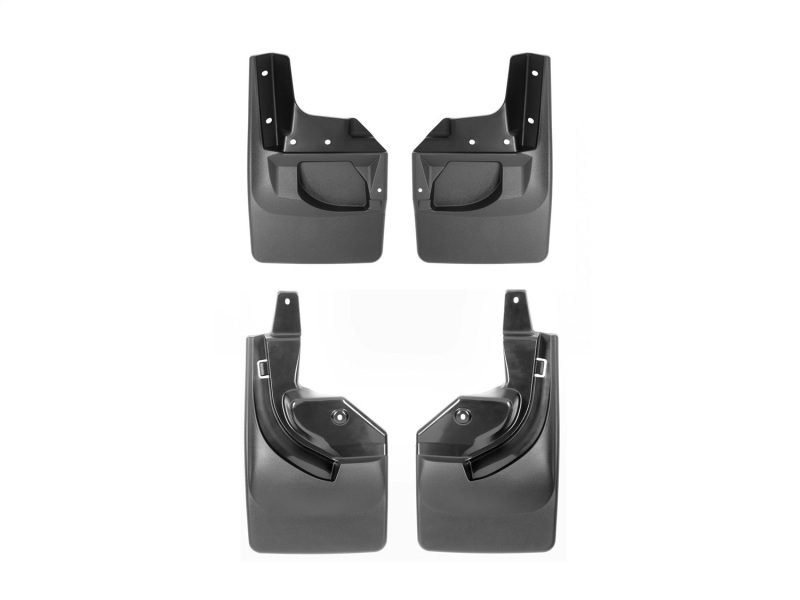Picture of WeatherTech 2018+ Jeep Wrangler JL No Drill Mudflaps - Black