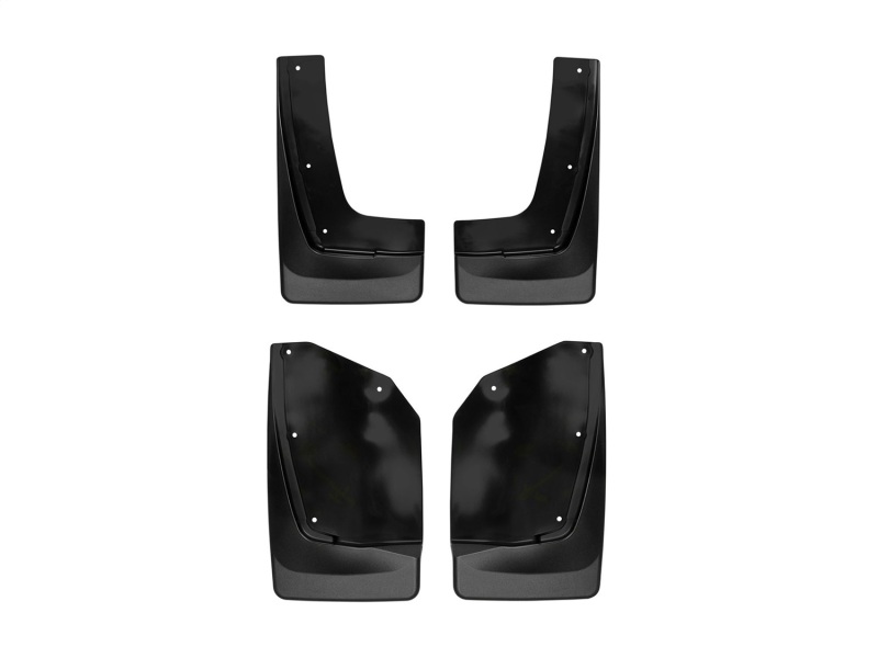 Picture of WeatherTech 2018+ Chevrolet Traverse No Drill Mudflaps - Black
