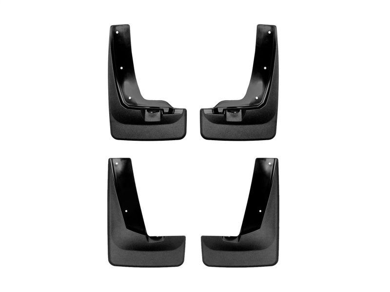 Picture of WeatherTech 19-20 Hyundai Santa Fe No Drill Mudflaps - Black