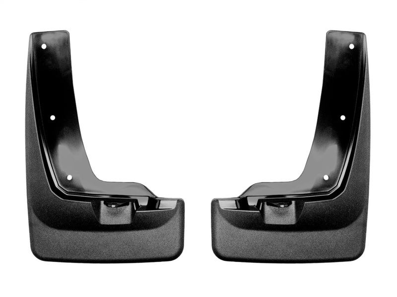 Picture of WeatherTech 19-20 Hyundai Santa Fe No Drill MudFlaps - Black