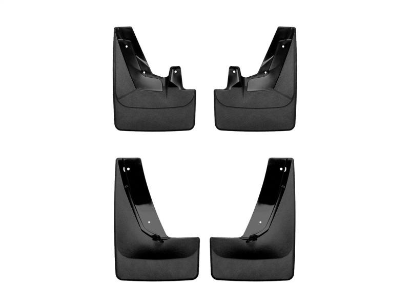 Picture of WeatherTech 21-23 Chevrolet Suburban No Drill Mudflaps - Black