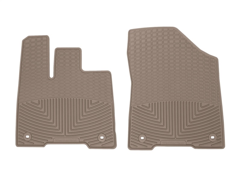 Picture of WeatherTech WT Rubber Mats-Front-Tan Floor Mats - W580TN