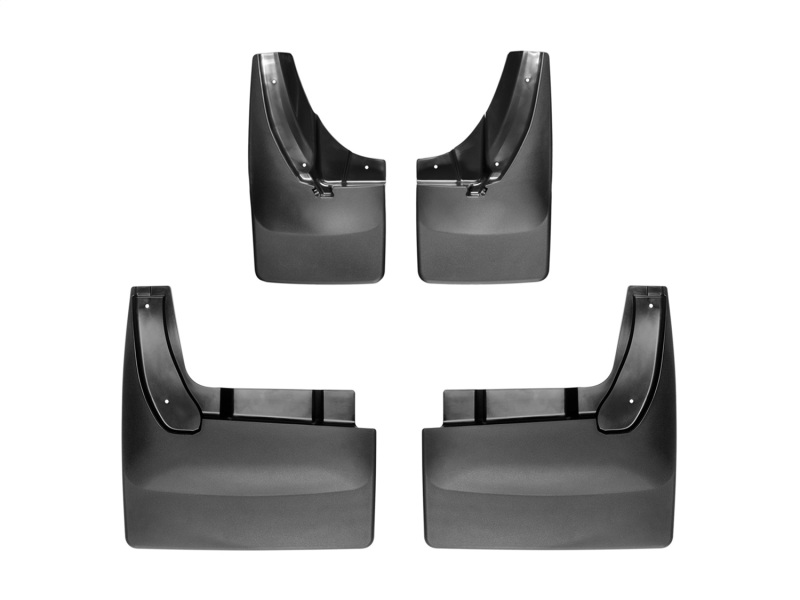 Picture of WeatherTech 10-13 Dodge Ram 3500 No Drill Mudflaps - Black