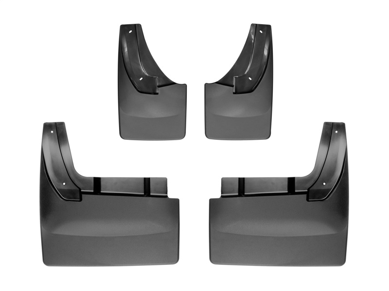 Picture of WeatherTech 2010+ Dodge Ram 3500 No Drill Mudflaps - Black