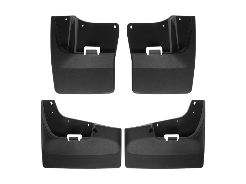 Picture of WeatherTech 20-24 GMC Sierra / Sierra Denali 2500HD / 3500HD No Drill Mudflaps - Black