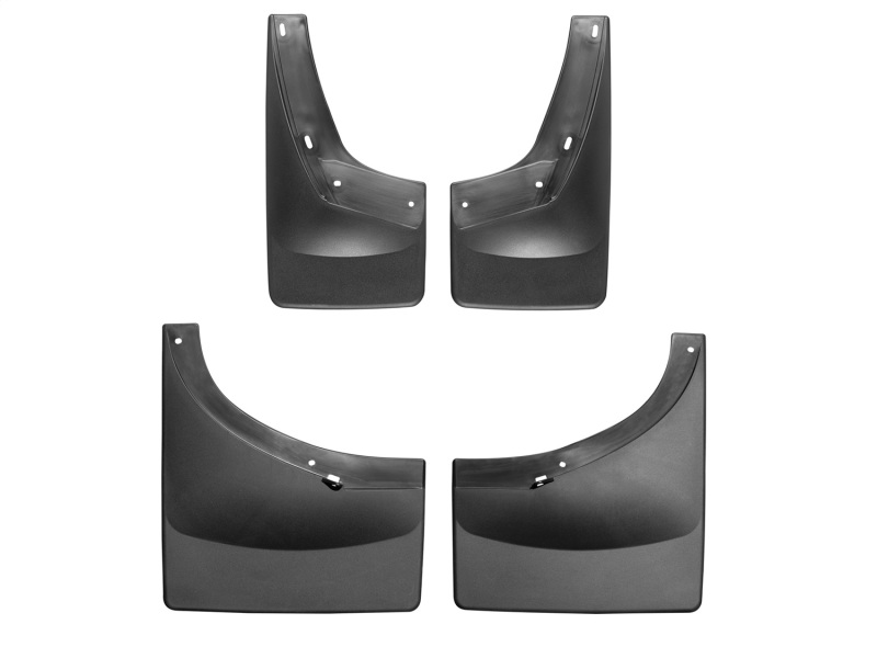 Picture of WeatherTech 2014+ GMC Sierra/Sierra Denali No Drill Mudflaps - Black