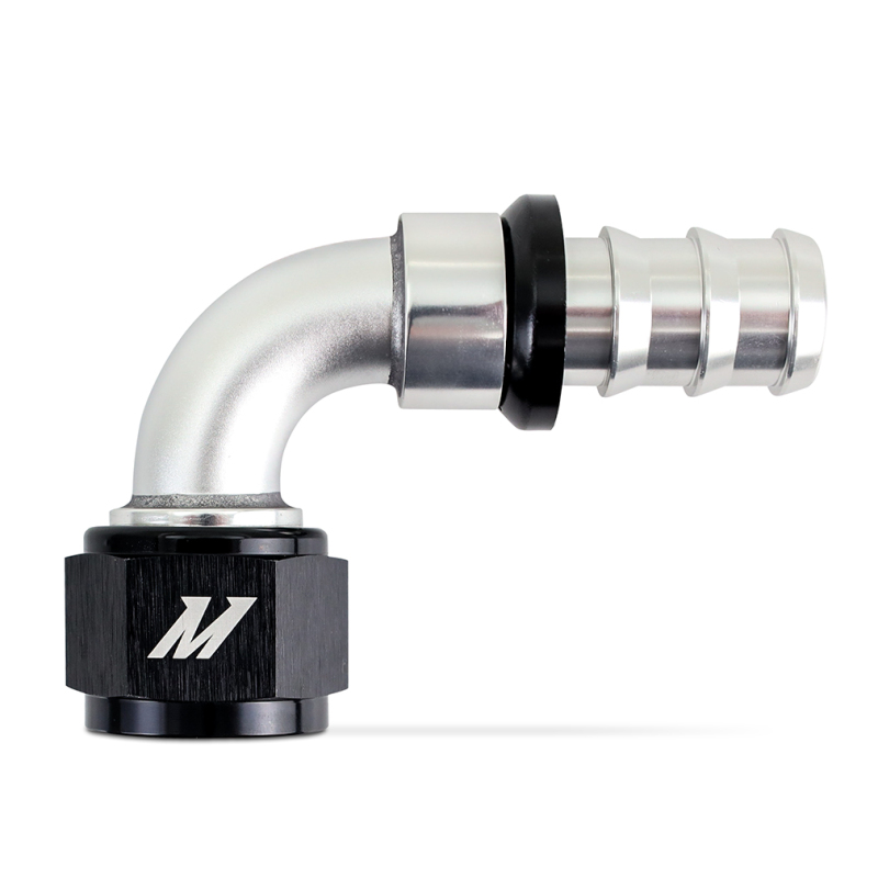 Picture of Mishimoto 90-Degree Push Lock Fitting -12AN
