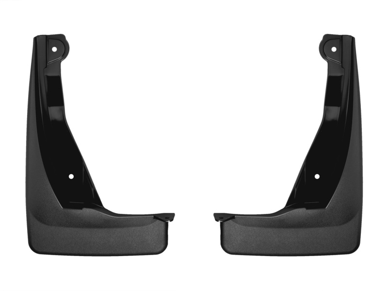 Picture of WeatherTech 18-24 Volkswagen Atlas / 20-24 Atlas Cross Sport Front No Drill Mudflaps - Black