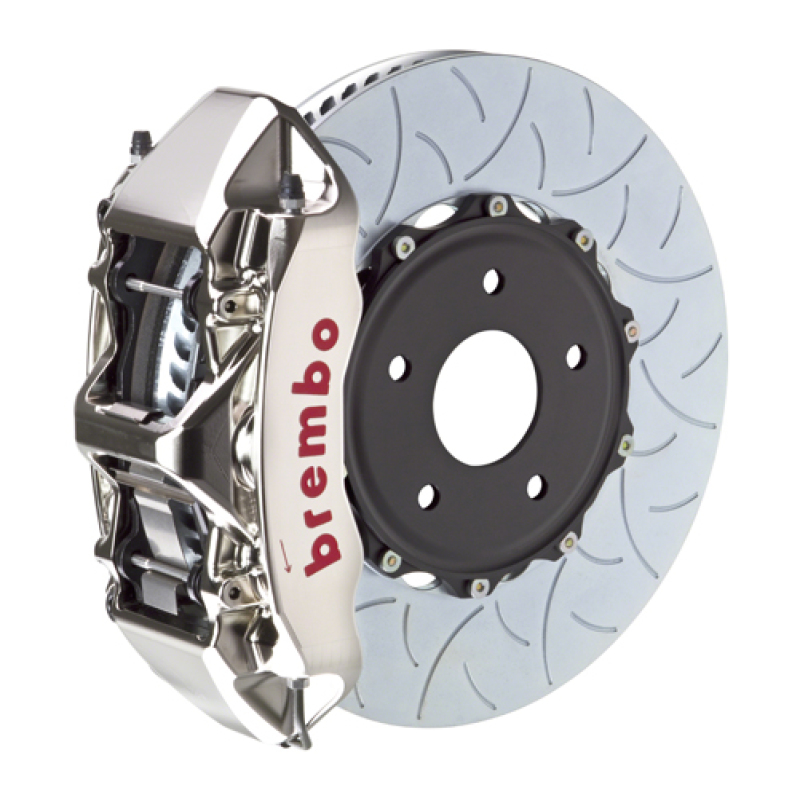 Picture of Brembo 15-19 Corvette Z06 Excl CC Brakes Fr GTR BBK 6Pis Billet 380x34 2pc Rtr Slot Type3-Nickel