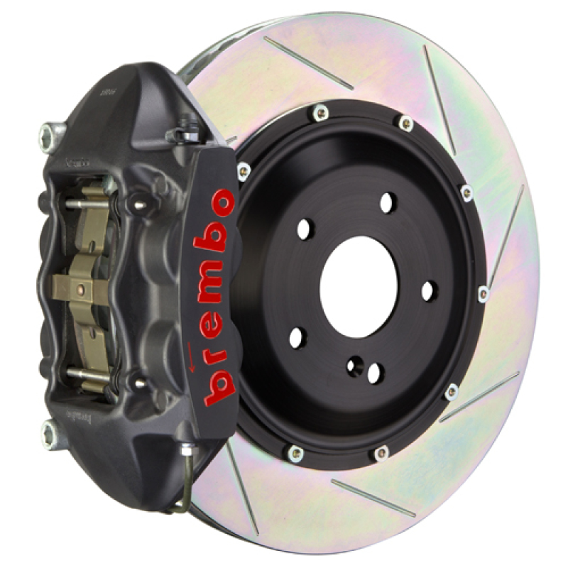 Picture of Brembo 01-02 Viper RT-10 Rear GTS BBK 4 Piston Cast 345x28 2pc Rotor Slotted Type1-Black HA