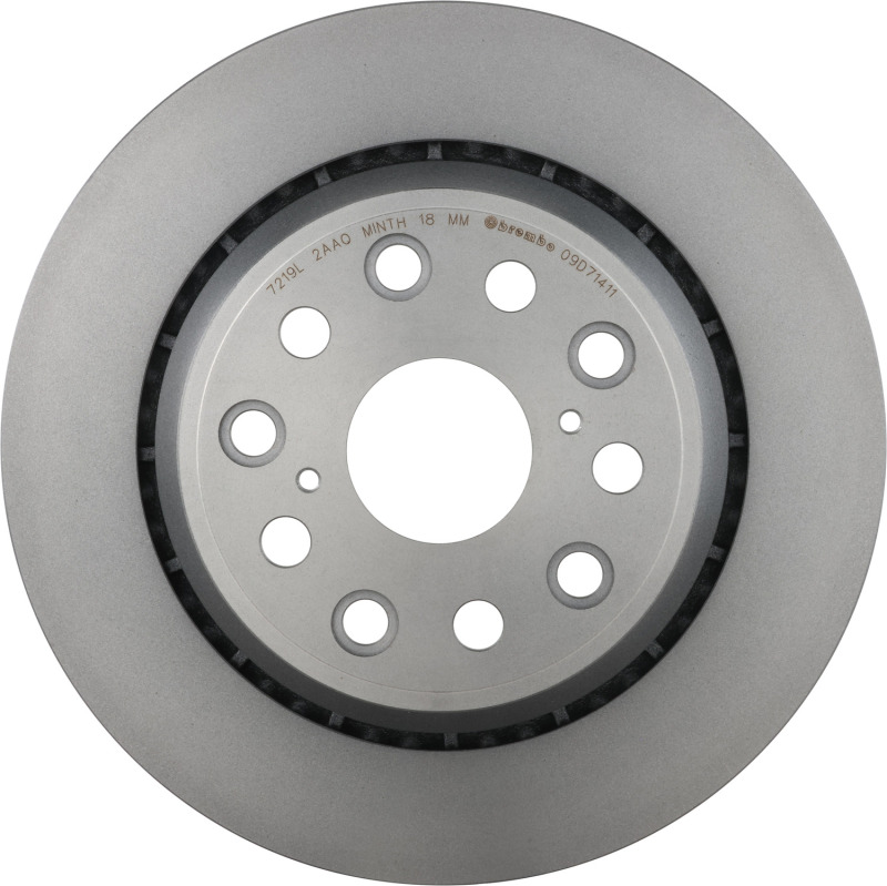 Picture of Brembo OE BRE UV Coated OE Equiv Rotors Brake Rotors - 09.D714.11