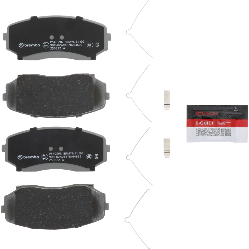 Picture of Brembo OE BRE Ceramic Pads Brake Pads - P54059N