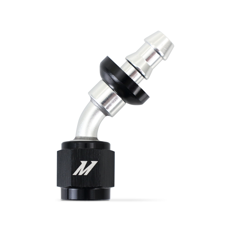 Picture of Mishimoto 45 Degree Push Lock Fitting - 4AN