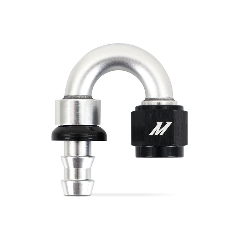 Picture of Mishimoto 180 Degree Push Lock Fitting - 6AN