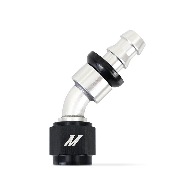 Picture of Mishimoto 45 Degree Push Lock Fitting - 6AN