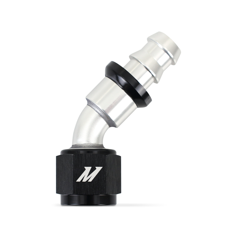 Picture of Mishimoto 45 Degree Push Lock Fitting - 8AN