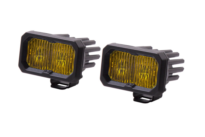 Picture of Diode Dynamics Stage Series 2 In LED Pod Pro - Yellow Fog Standard ABL (Pair)