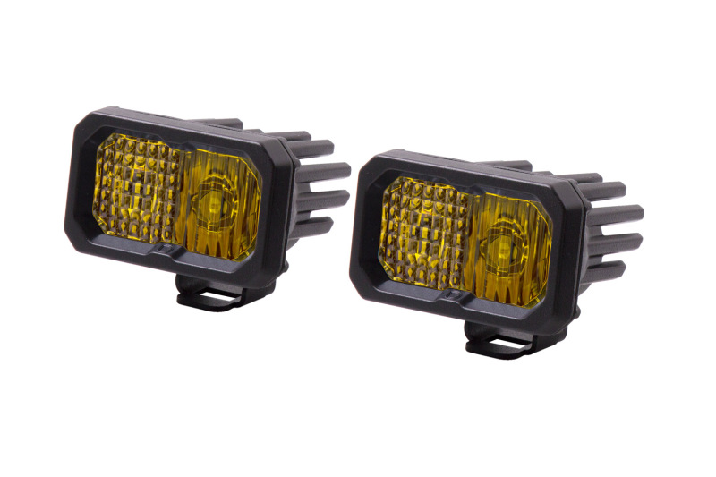 Picture of Diode Dynamics Stage Series 2 In LED Pod Sport - Yellow Combo Standard ABL (Pair)