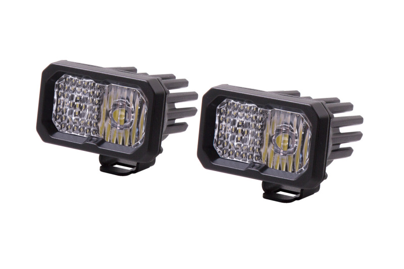 Picture of Diode Dynamics Stage Series 2 In LED Pod Sport - White Combo Standard ABL (Pair)
