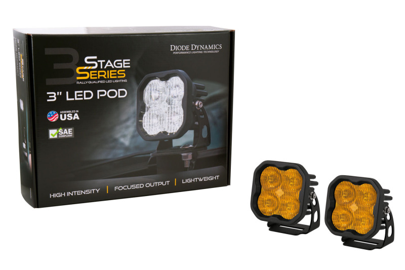 Picture of Diode Dynamics SS3 Max ABL - Yellow Driving Standard (Pair)