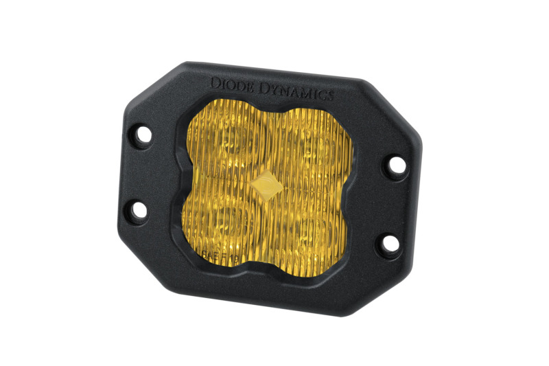 Picture of Diode Dynamics SS3 Sport ABL - Yellow SAE Fog Flush (Single)