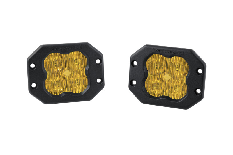 Picture of Diode Dynamics SS3 Sport ABL - Yellow SAE Fog Flush (Pair)